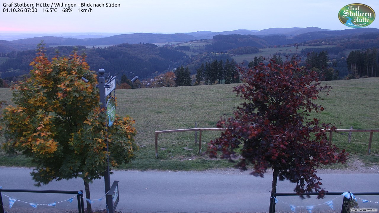Archived image Webcam Mountain Hut Graf Stolberg near Willingen