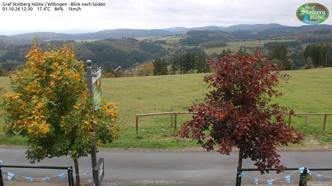 Archived image Webcam Mountain Hut Graf Stolberg near Willingen