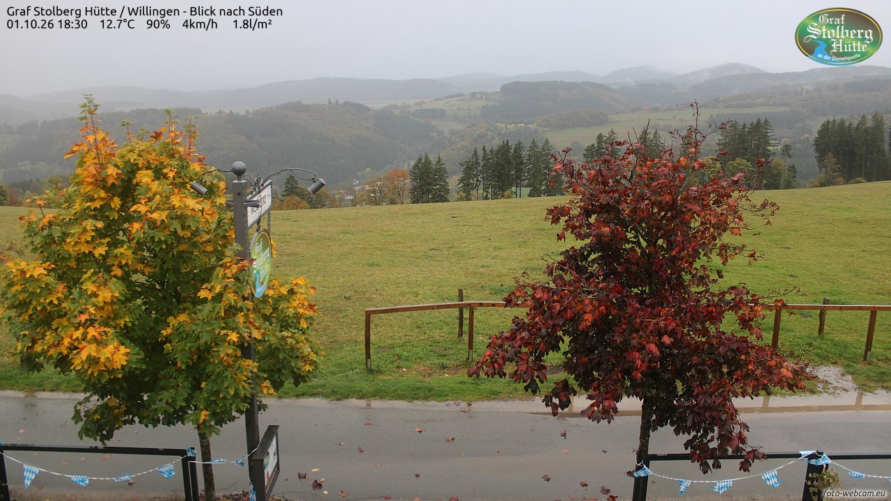 Archived image Webcam Mountain Hut Graf Stolberg near Willingen