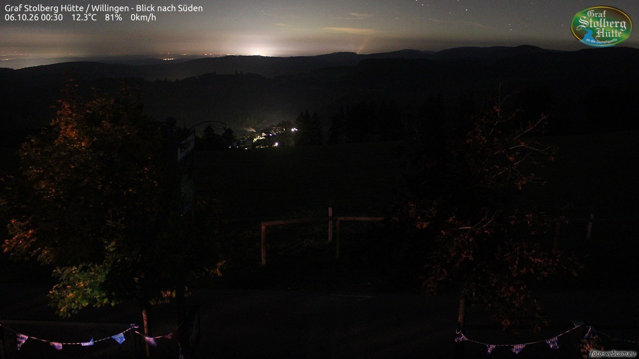 Archived image Webcam Mountain Hut Graf Stolberg near Willingen