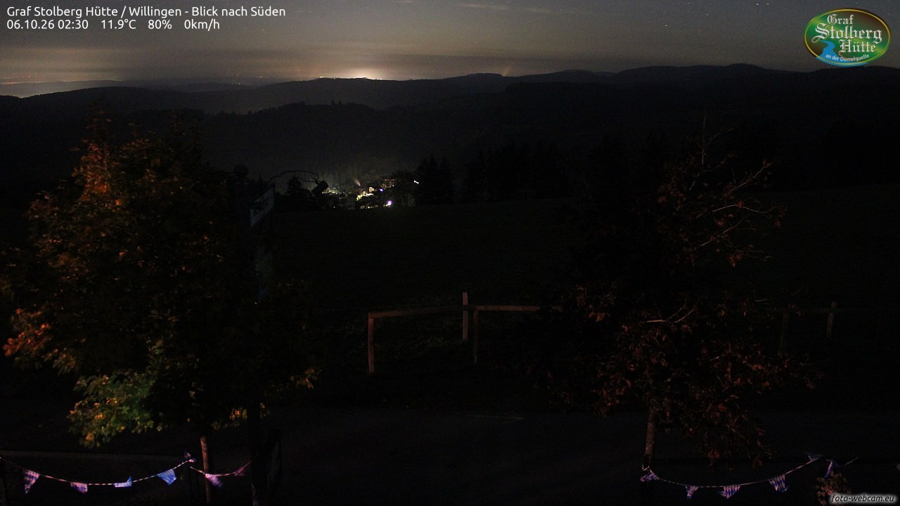 Archived image Webcam Mountain Hut Graf Stolberg near Willingen