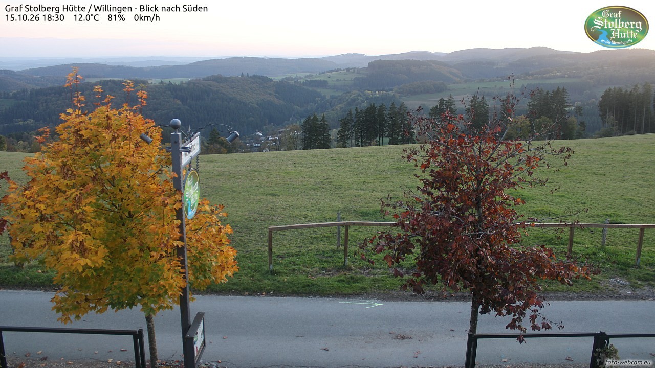 Archiv Foto Webcam Willingen: Graf Stolberg Hütte bei Usseln