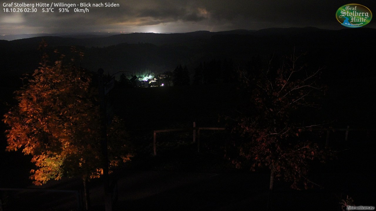 Archived image Webcam Mountain Hut Graf Stolberg near Willingen