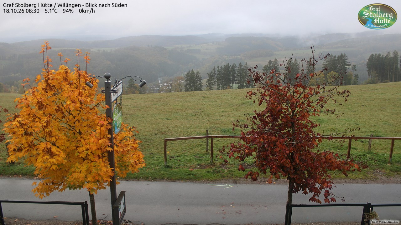 Archived image Webcam Mountain Hut Graf Stolberg near Willingen
