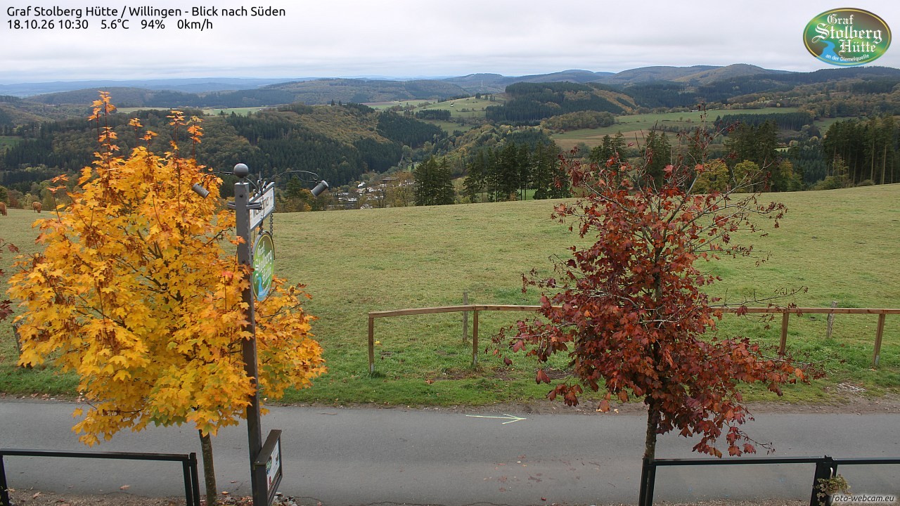 Archived image Webcam Mountain Hut Graf Stolberg near Willingen