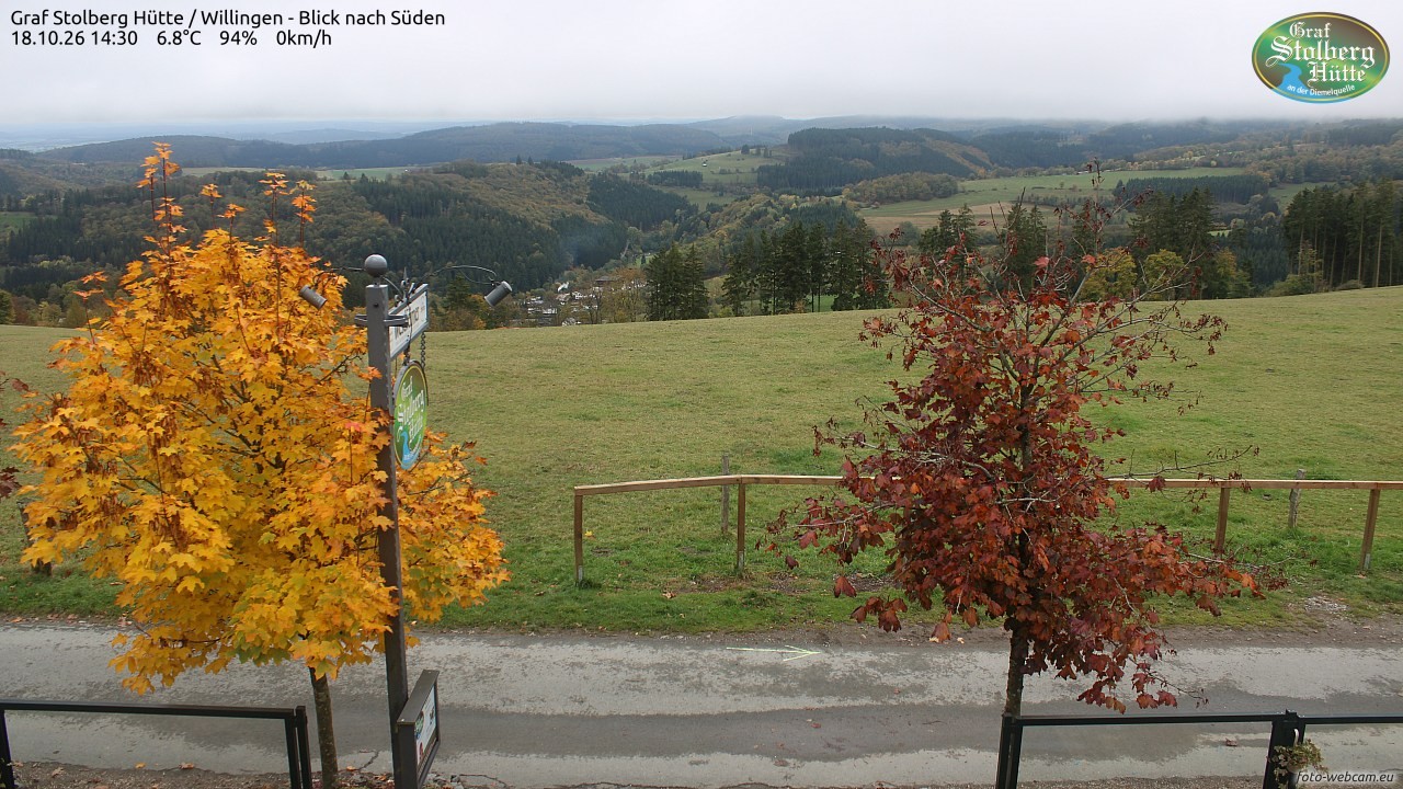 Archived image Webcam Mountain Hut Graf Stolberg near Willingen