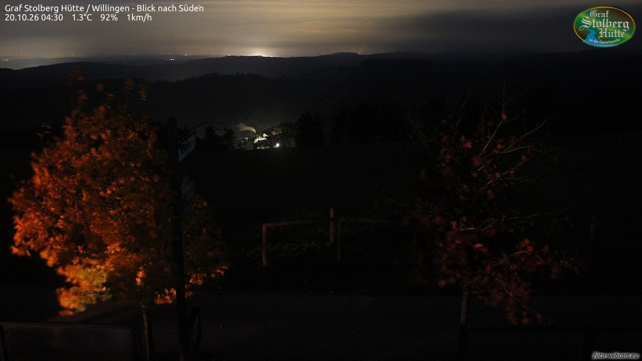 Archived image Webcam Mountain Hut Graf Stolberg near Willingen