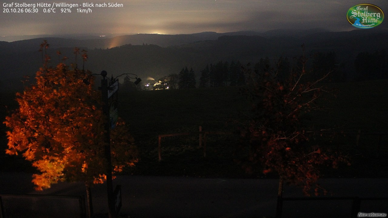 Archived image Webcam Mountain Hut Graf Stolberg near Willingen