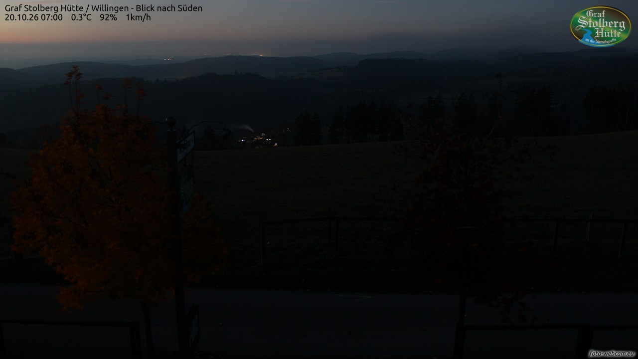 Archived image Webcam Mountain Hut Graf Stolberg near Willingen