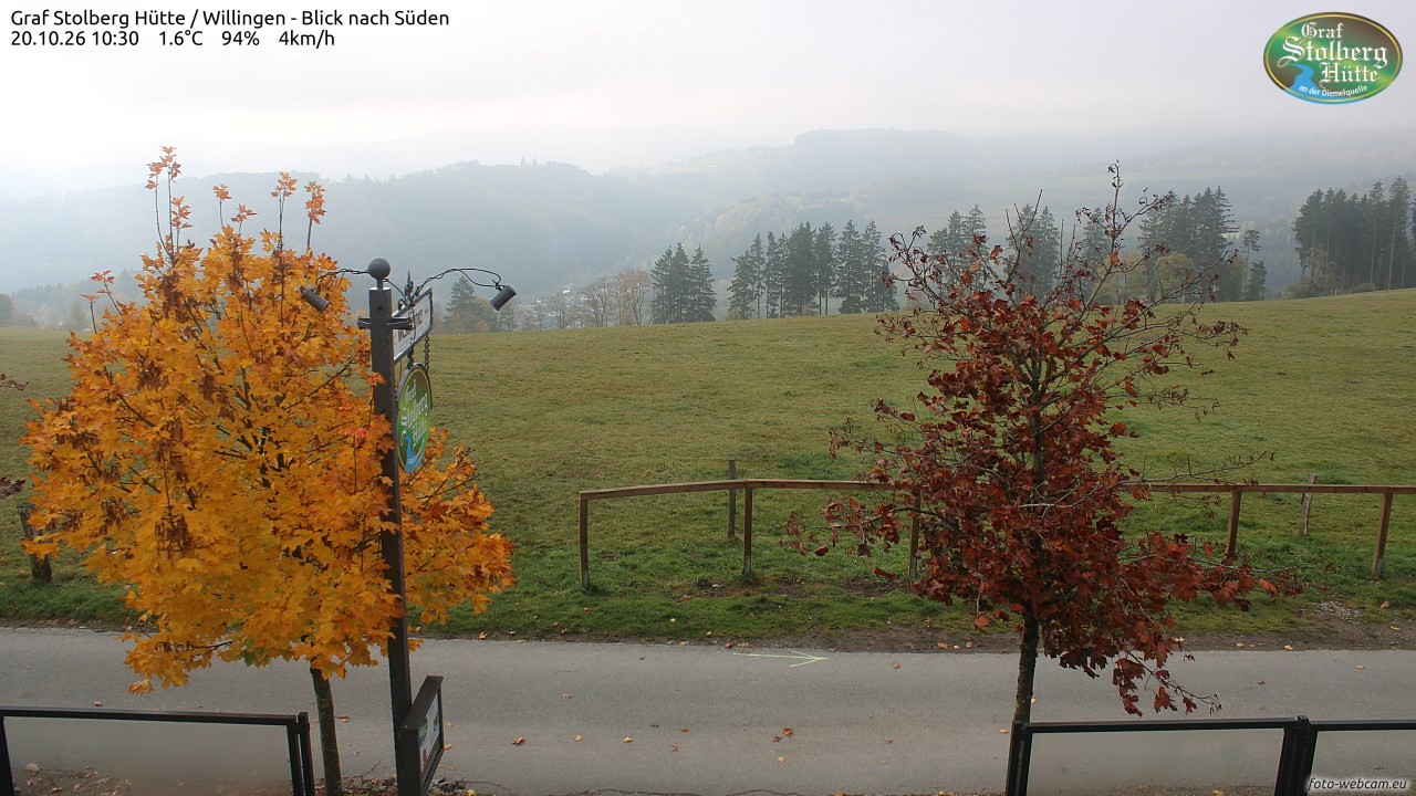 Archived image Webcam Mountain Hut Graf Stolberg near Willingen