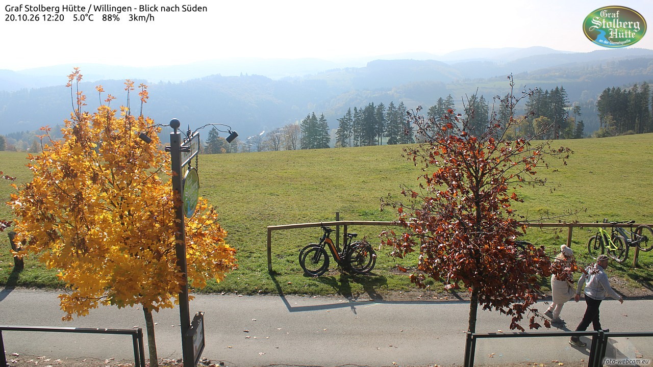 Archived image Webcam Mountain Hut Graf Stolberg near Willingen