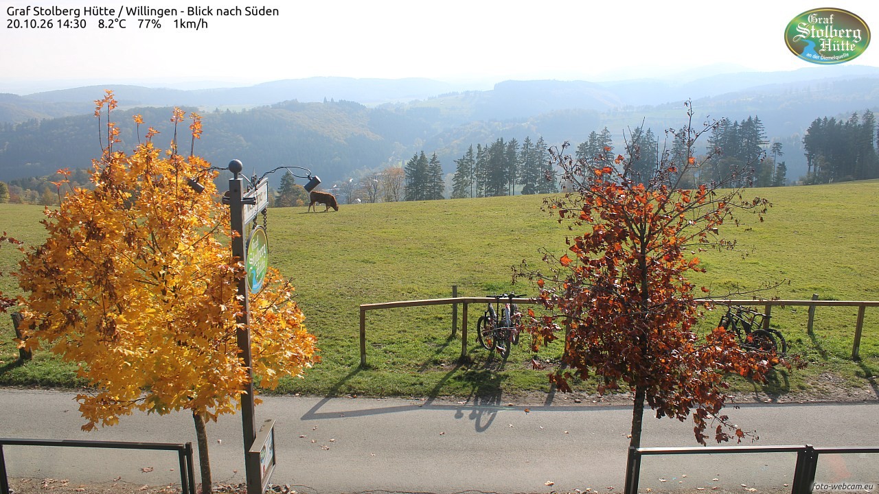 Archived image Webcam Mountain Hut Graf Stolberg near Willingen