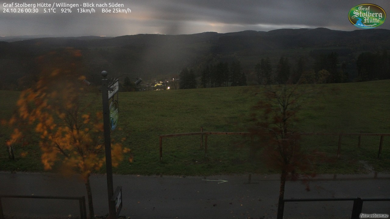Archiv Foto Webcam Willingen: Graf Stolberg Hütte bei Usseln