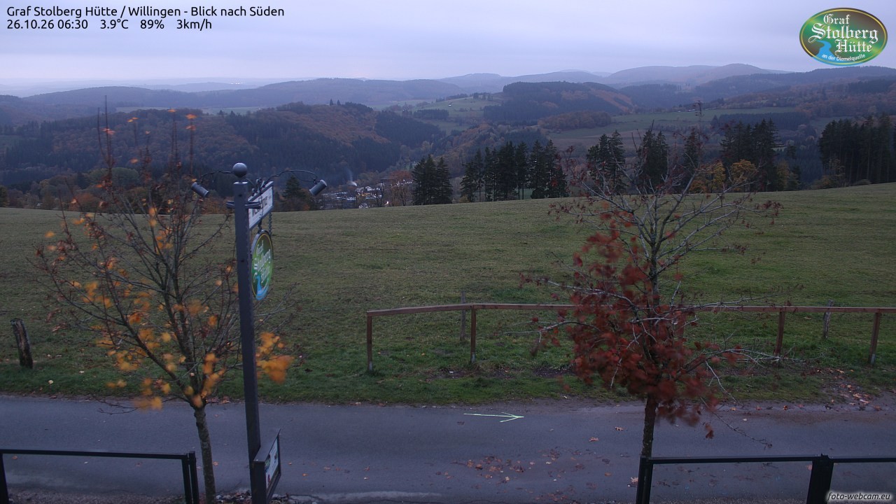 Archived image Webcam Mountain Hut Graf Stolberg near Willingen