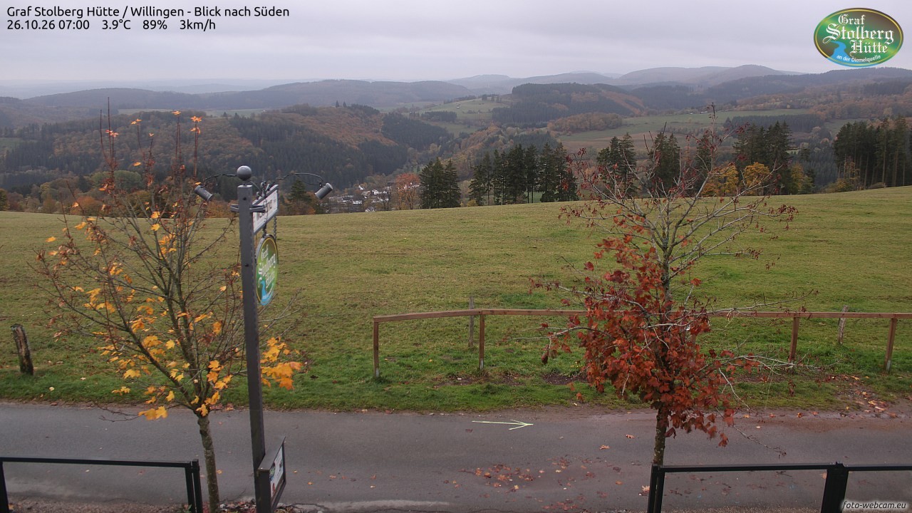 Archived image Webcam Mountain Hut Graf Stolberg near Willingen