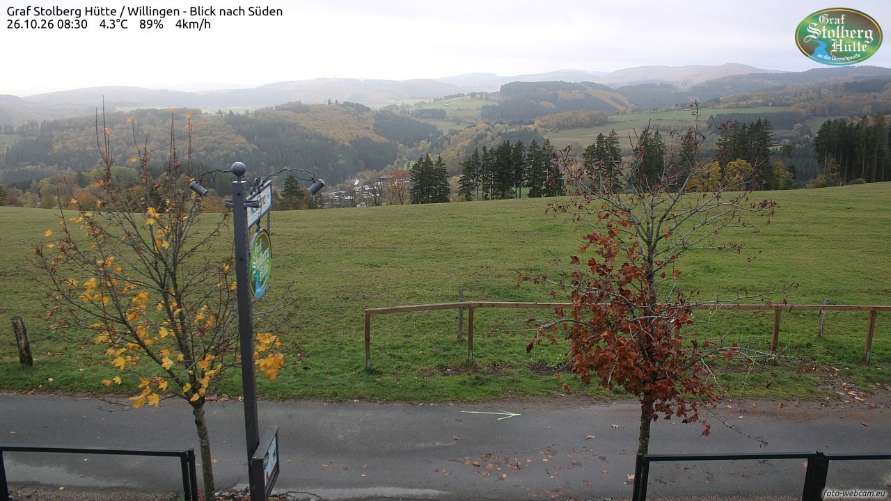 Archived image Webcam Mountain Hut Graf Stolberg near Willingen
