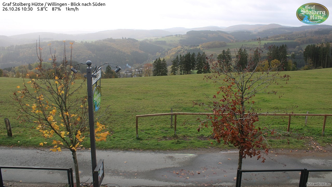 Archived image Webcam Mountain Hut Graf Stolberg near Willingen