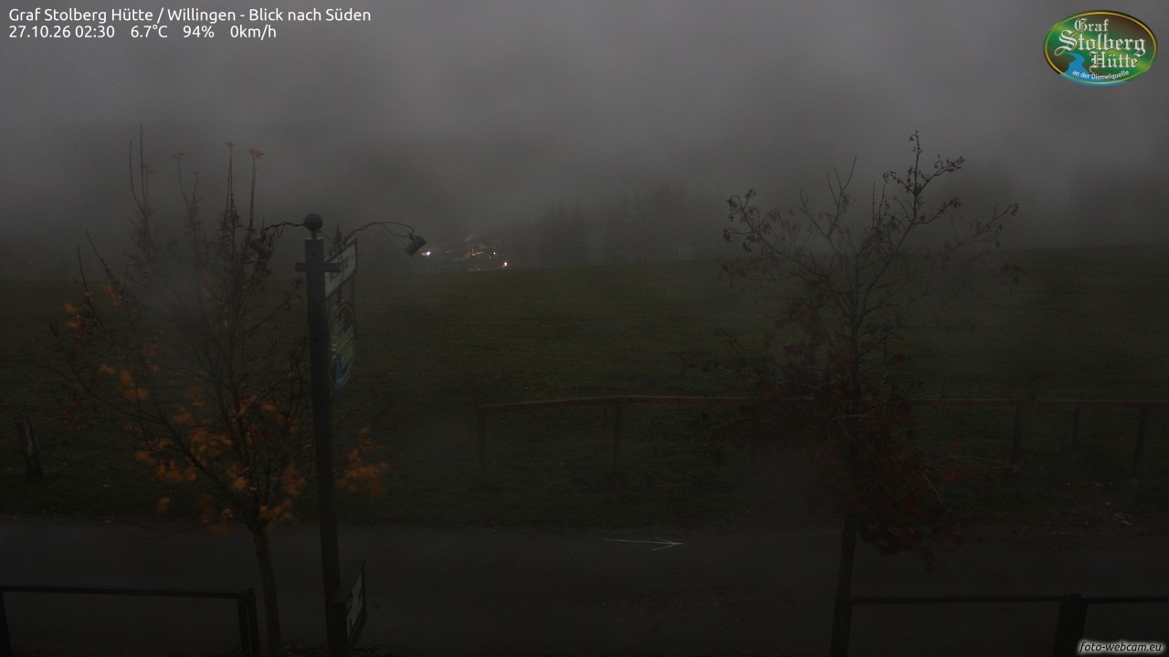 Archiv Foto Webcam Willingen: Graf Stolberg Hütte bei Usseln