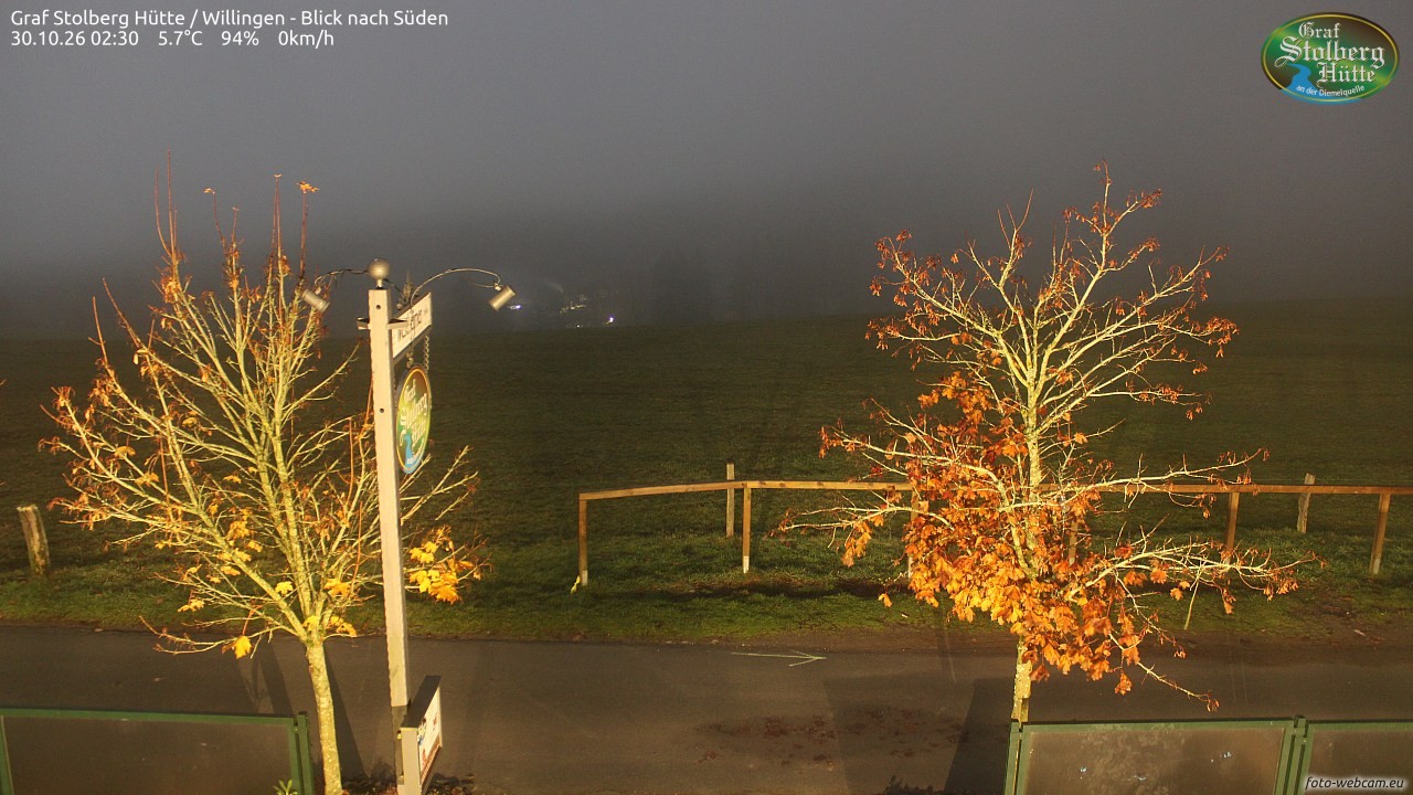 Archived image Webcam Mountain Hut Graf Stolberg near Willingen