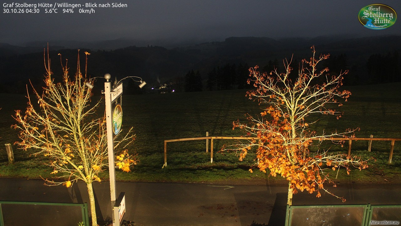 Archived image Webcam Mountain Hut Graf Stolberg near Willingen