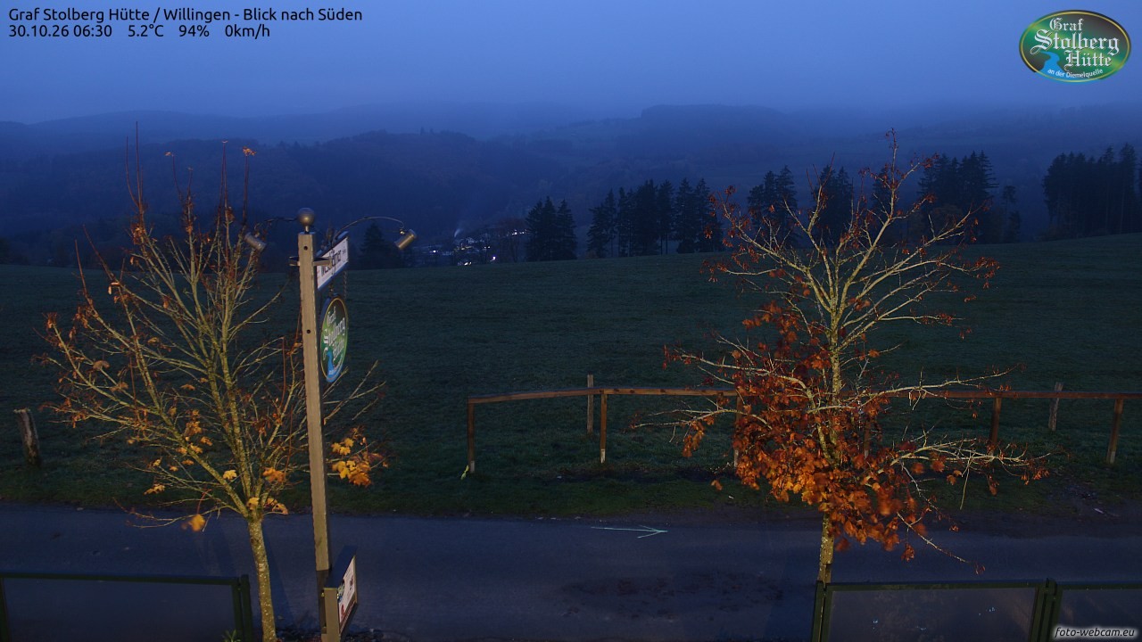 Archived image Webcam Mountain Hut Graf Stolberg near Willingen