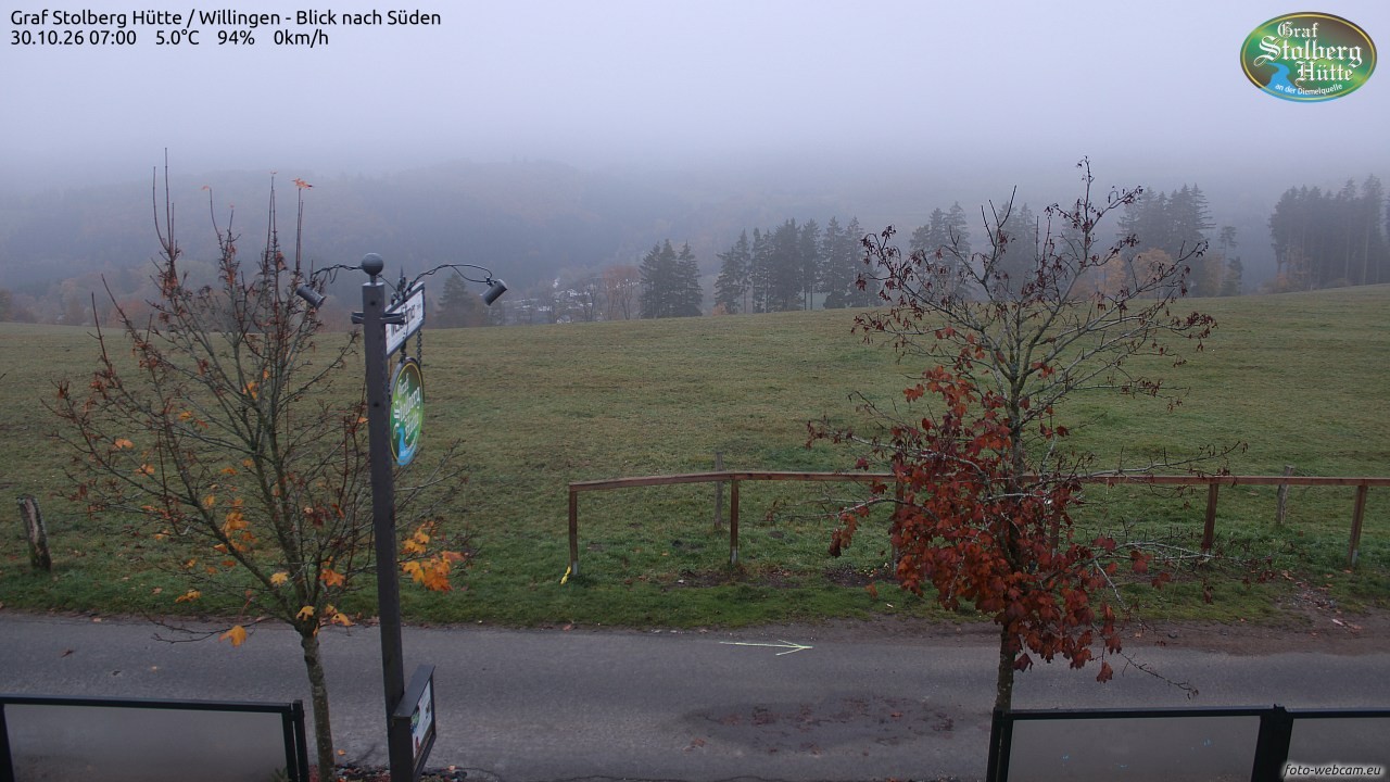 Archived image Webcam Mountain Hut Graf Stolberg near Willingen