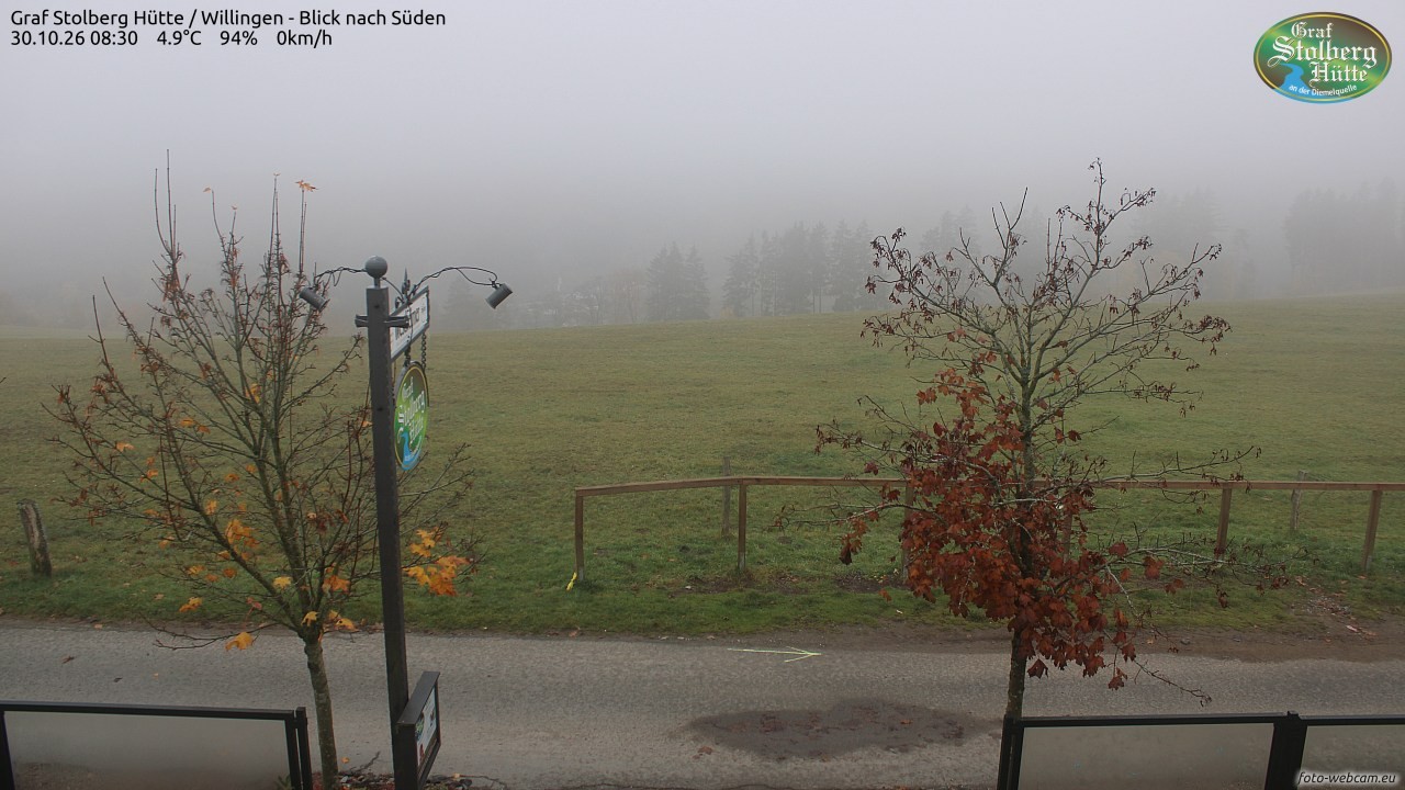 Archived image Webcam Mountain Hut Graf Stolberg near Willingen