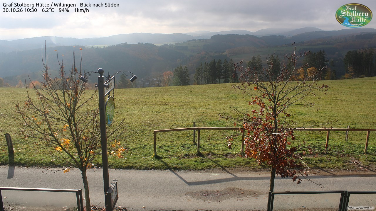 Archived image Webcam Mountain Hut Graf Stolberg near Willingen