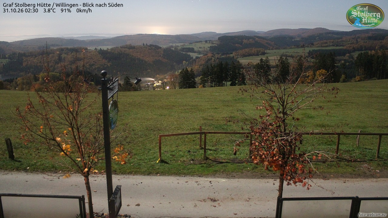 Archiv Foto Webcam Willingen: Graf Stolberg Hütte bei Usseln