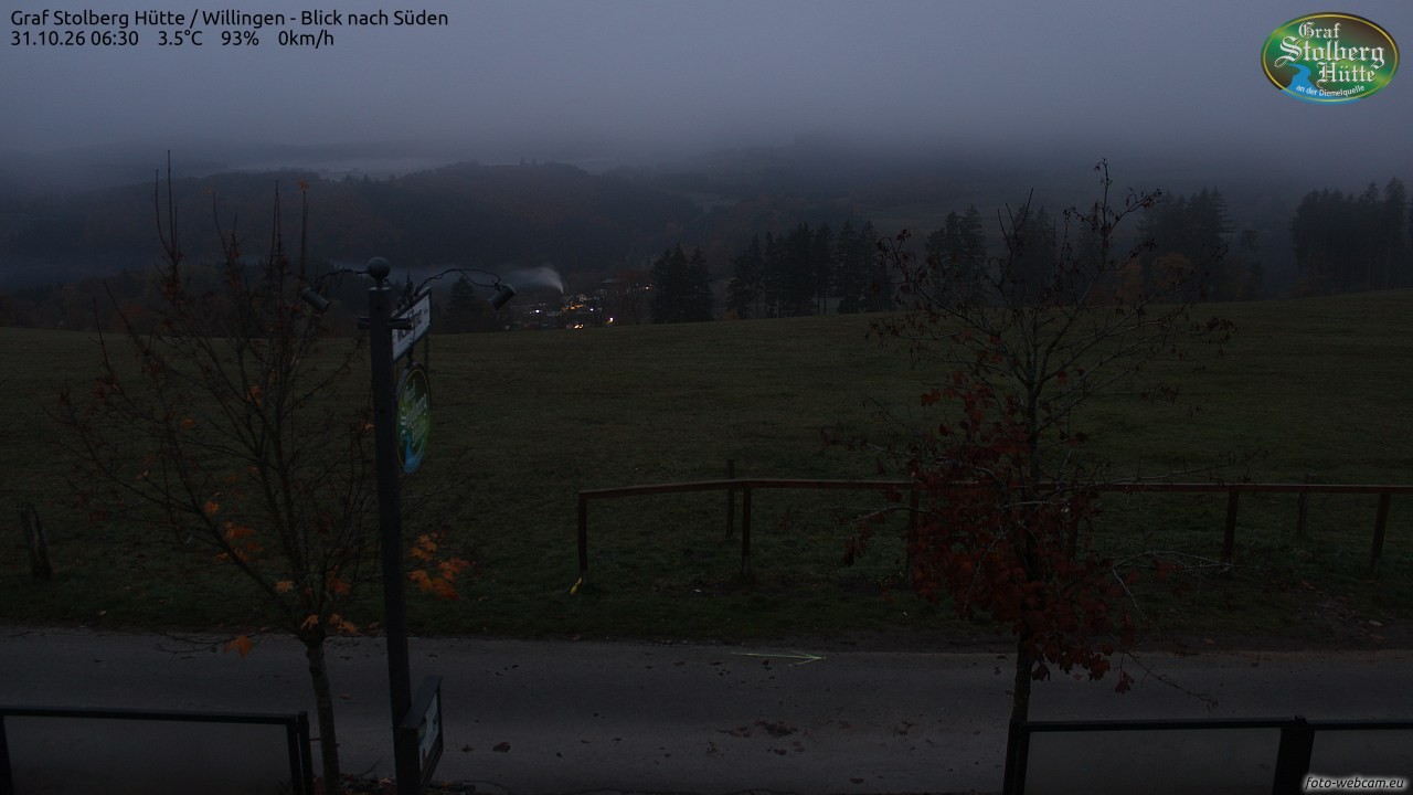 Archiv Foto Webcam Willingen: Graf Stolberg Hütte bei Usseln