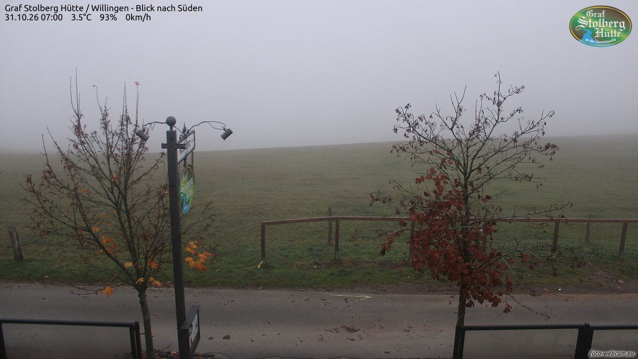 Archiv Foto Webcam Willingen: Graf Stolberg Hütte bei Usseln