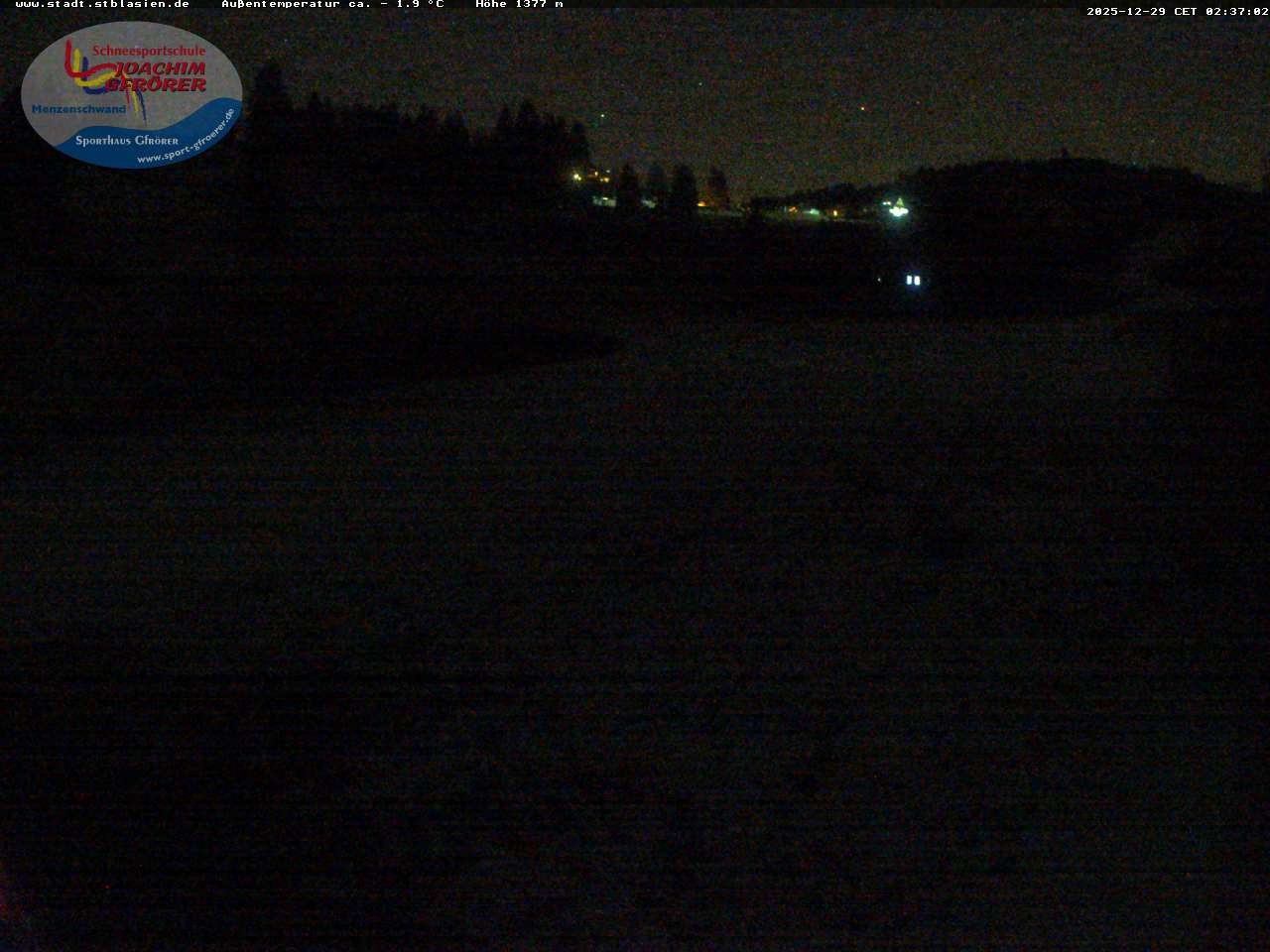 Archiv Foto Webcam Menzenschwander Hütte, Schwarzwald