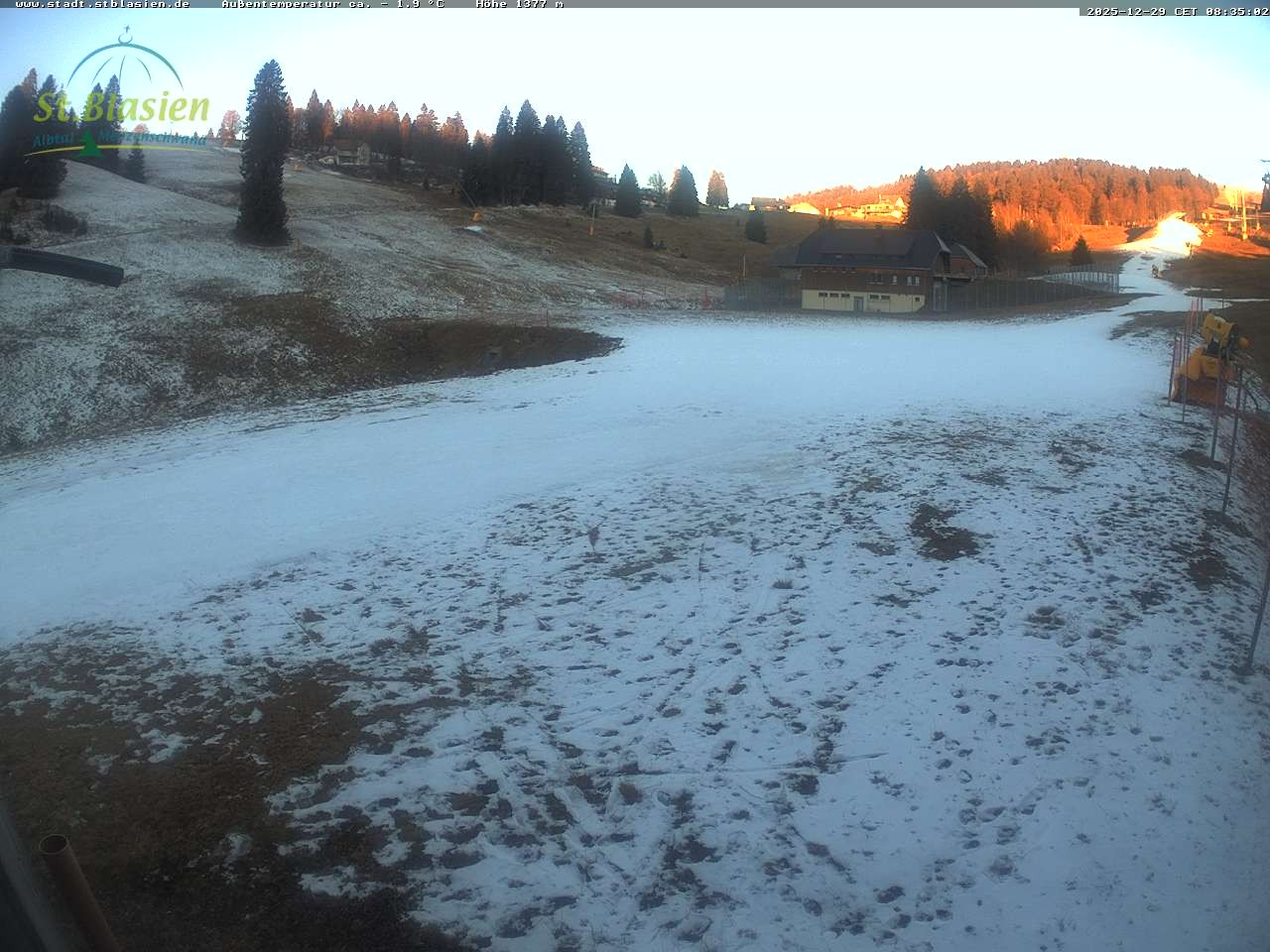 Archiv Foto Webcam Menzenschwander Hütte, Schwarzwald
