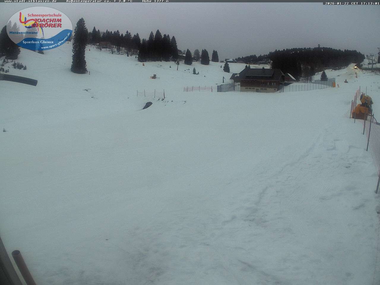 Archiv Foto Webcam Menzenschwander Hütte, Schwarzwald