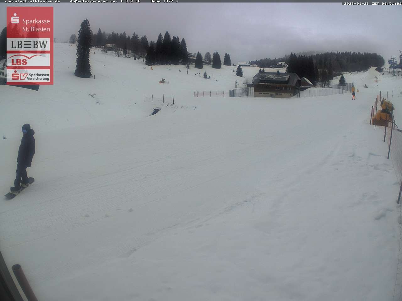 Archiv Foto Webcam Menzenschwander Hütte, Schwarzwald