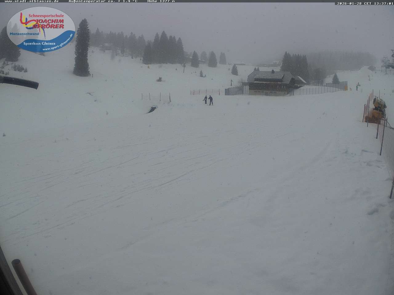 Archiv Foto Webcam Menzenschwander Hütte, Schwarzwald