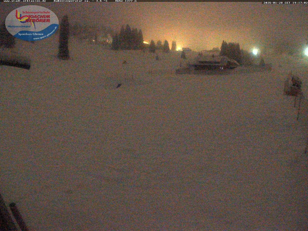 Archiv Foto Webcam Menzenschwander Hütte, Schwarzwald