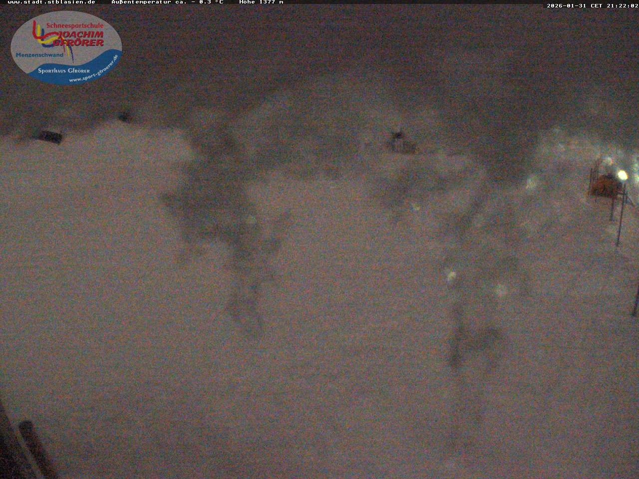 Archiv Foto Webcam Menzenschwander Hütte, Schwarzwald