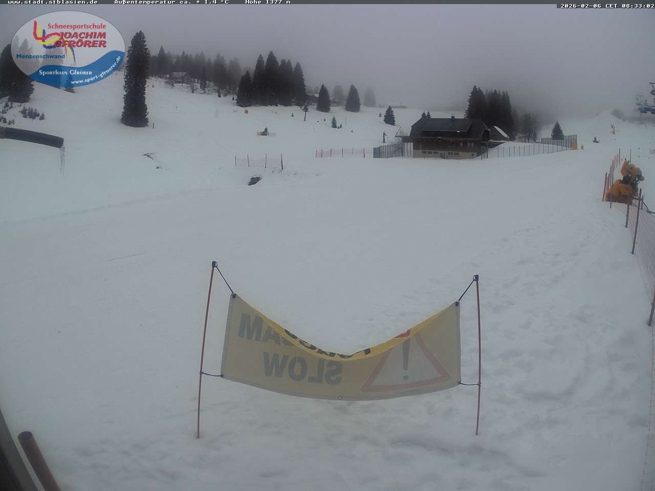 Archiv Foto Webcam Menzenschwander Hütte, Schwarzwald