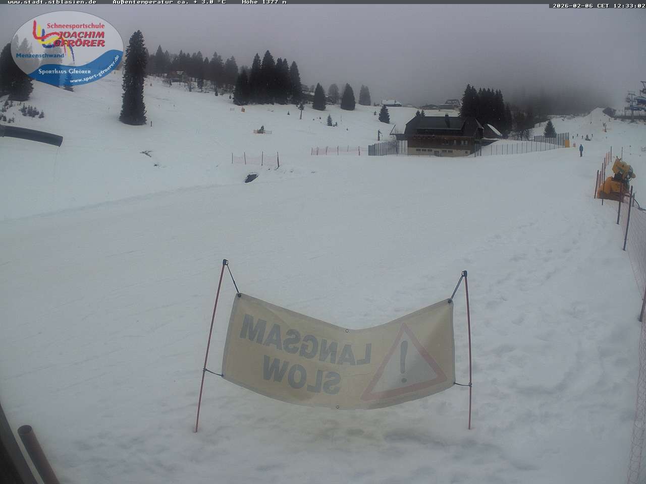 Archiv Foto Webcam Menzenschwander Hütte, Schwarzwald