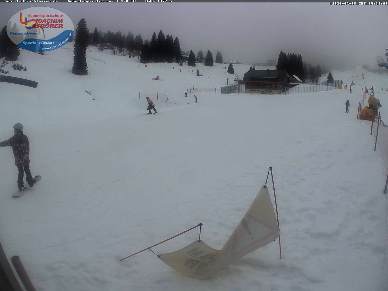 Archiv Foto Webcam Menzenschwander Hütte, Schwarzwald