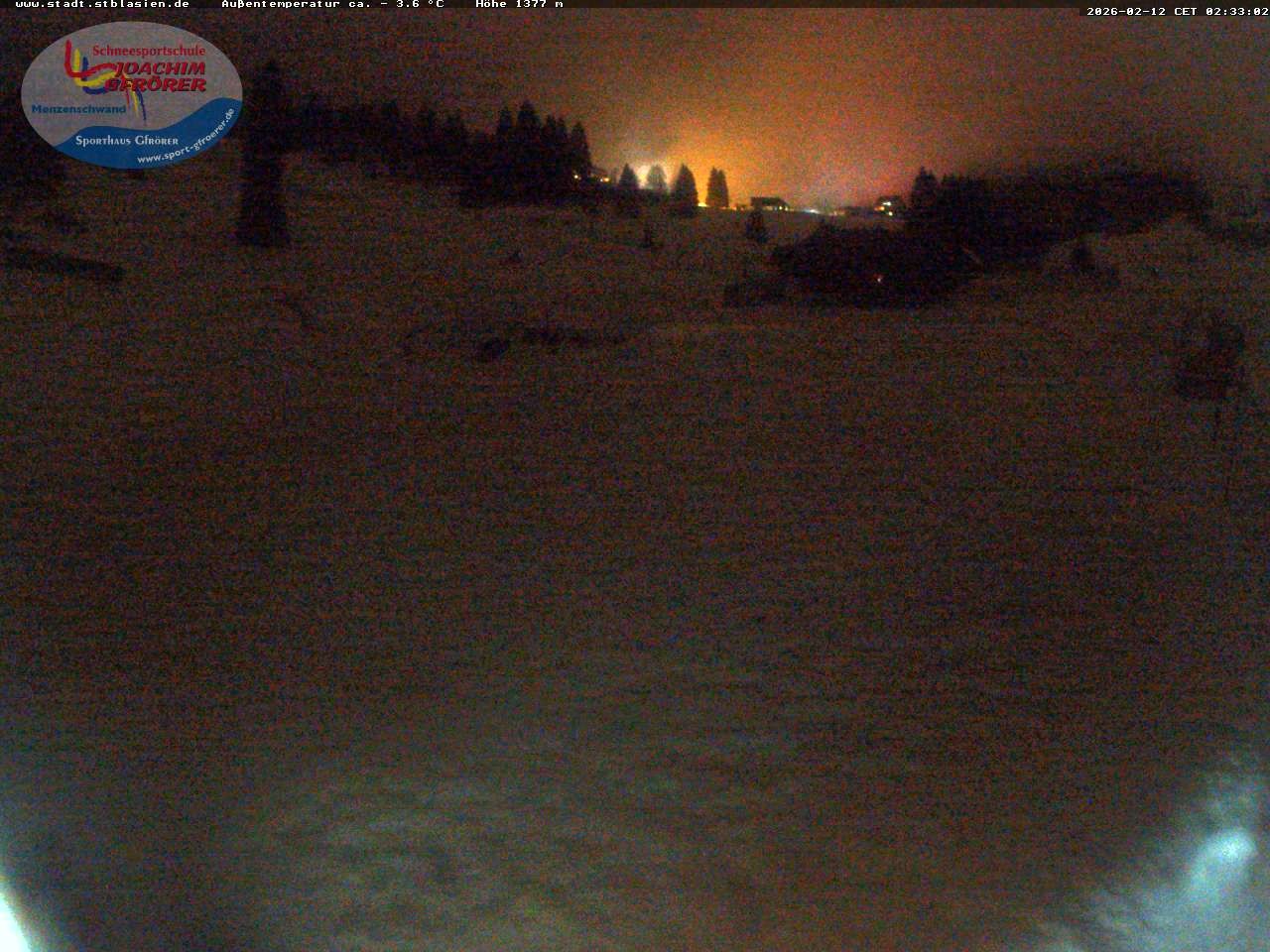 Archiv Foto Webcam Menzenschwander Hütte, Schwarzwald