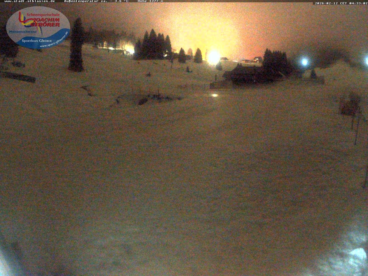 Archiv Foto Webcam Menzenschwander Hütte, Schwarzwald