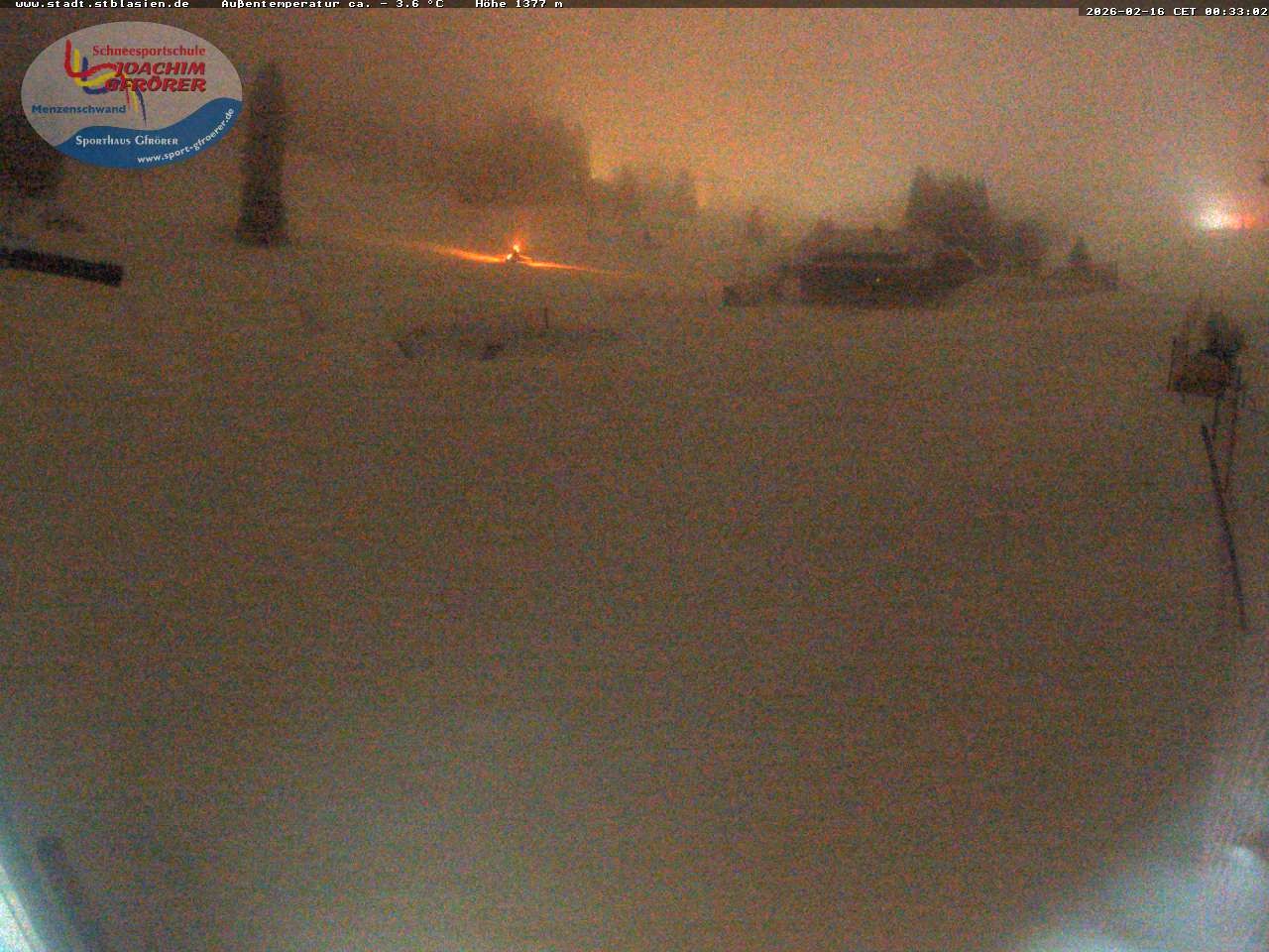 Archiv Foto Webcam Menzenschwander Hütte, Schwarzwald