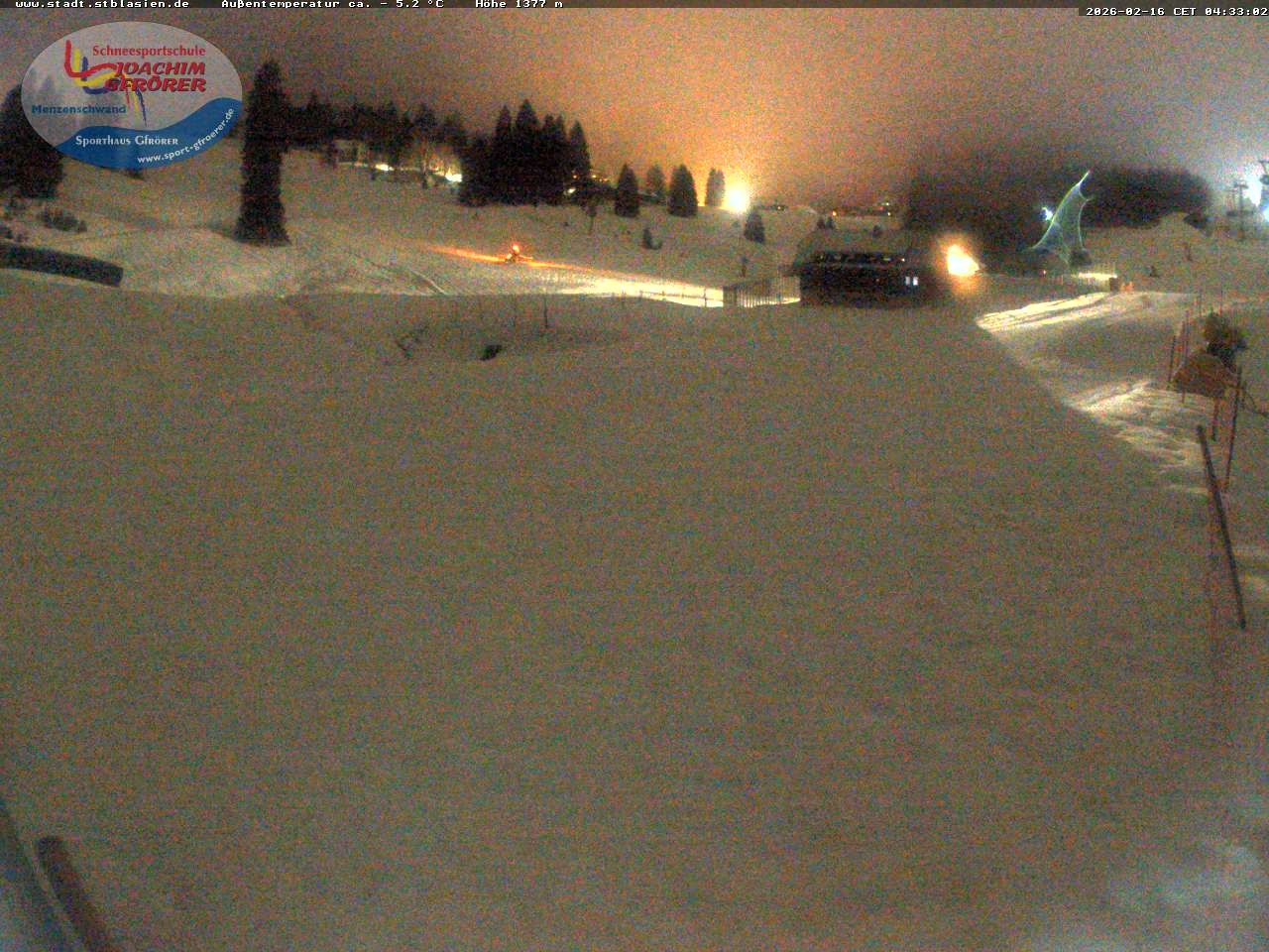 Archiv Foto Webcam Menzenschwander Hütte, Schwarzwald