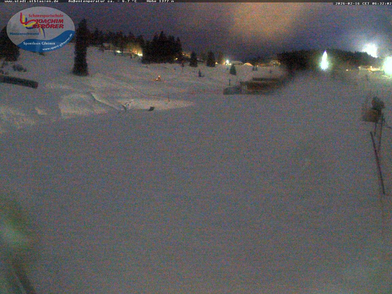 Archiv Foto Webcam Menzenschwander Hütte, Schwarzwald