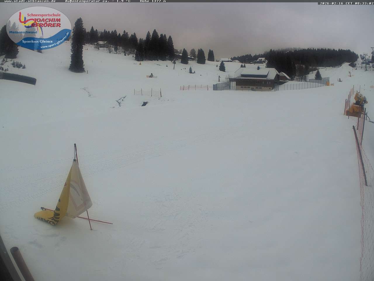 Archiv Foto Webcam Menzenschwander Hütte, Schwarzwald