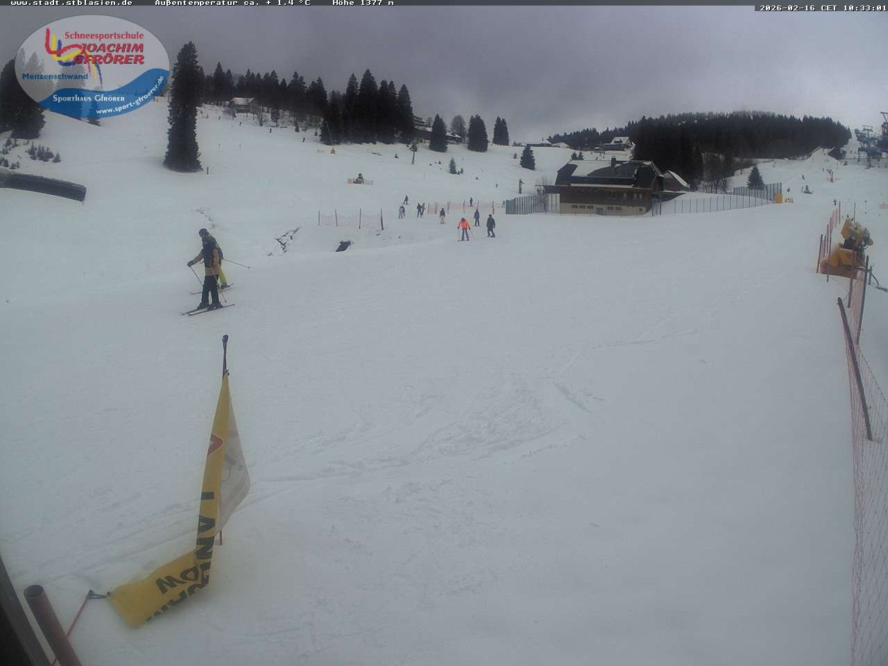 Archiv Foto Webcam Menzenschwander Hütte, Schwarzwald