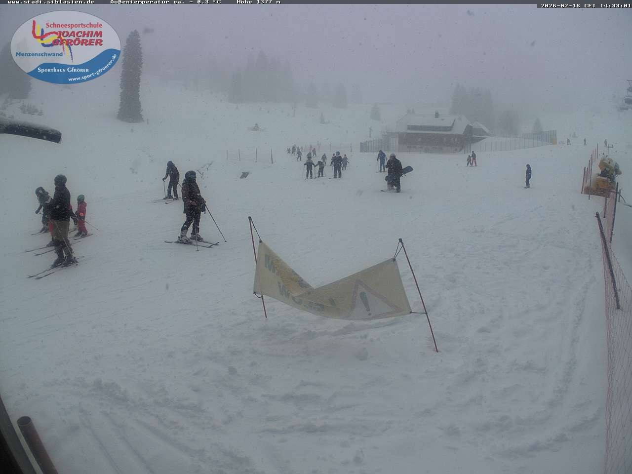 Archiv Foto Webcam Menzenschwander Hütte, Schwarzwald