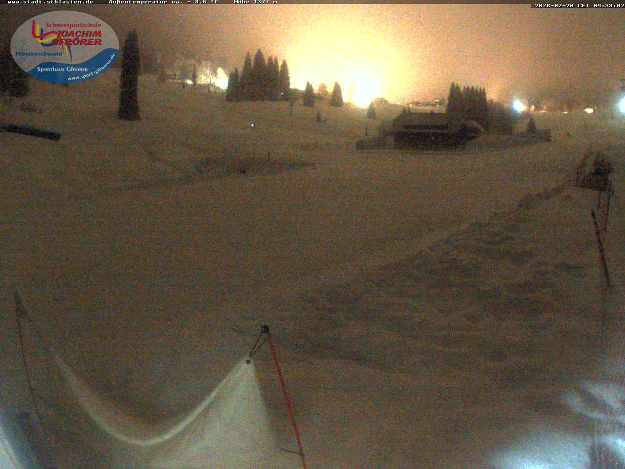 Archiv Foto Webcam Menzenschwander Hütte, Schwarzwald